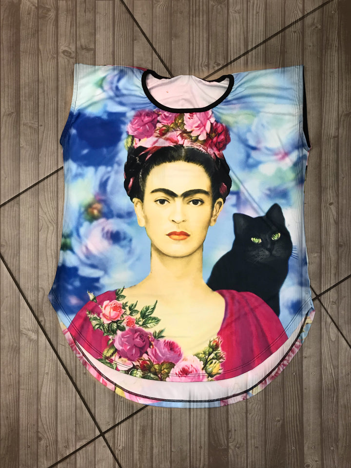 Blusa de Frida con Gato (Pieza Única)